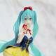 Hatsune Miku Wonderland Snow White Rerun Figure, foto n. 1